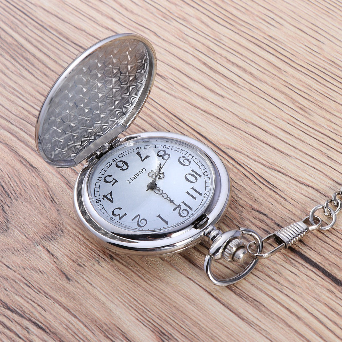 Men'S Formal Wear Watches - Silver Vintage Style Men Pocket Watch