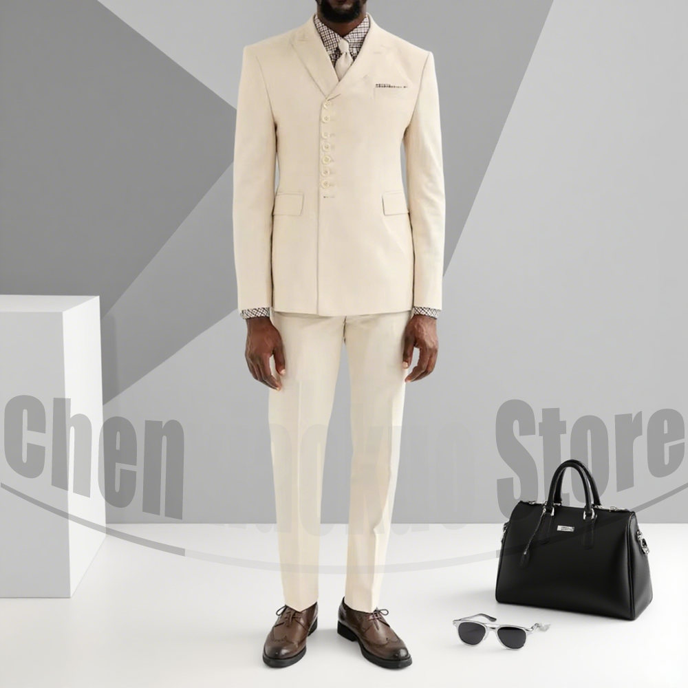Unique Men'S Formal Wear - Men's Single Breasted Suit Set Slim