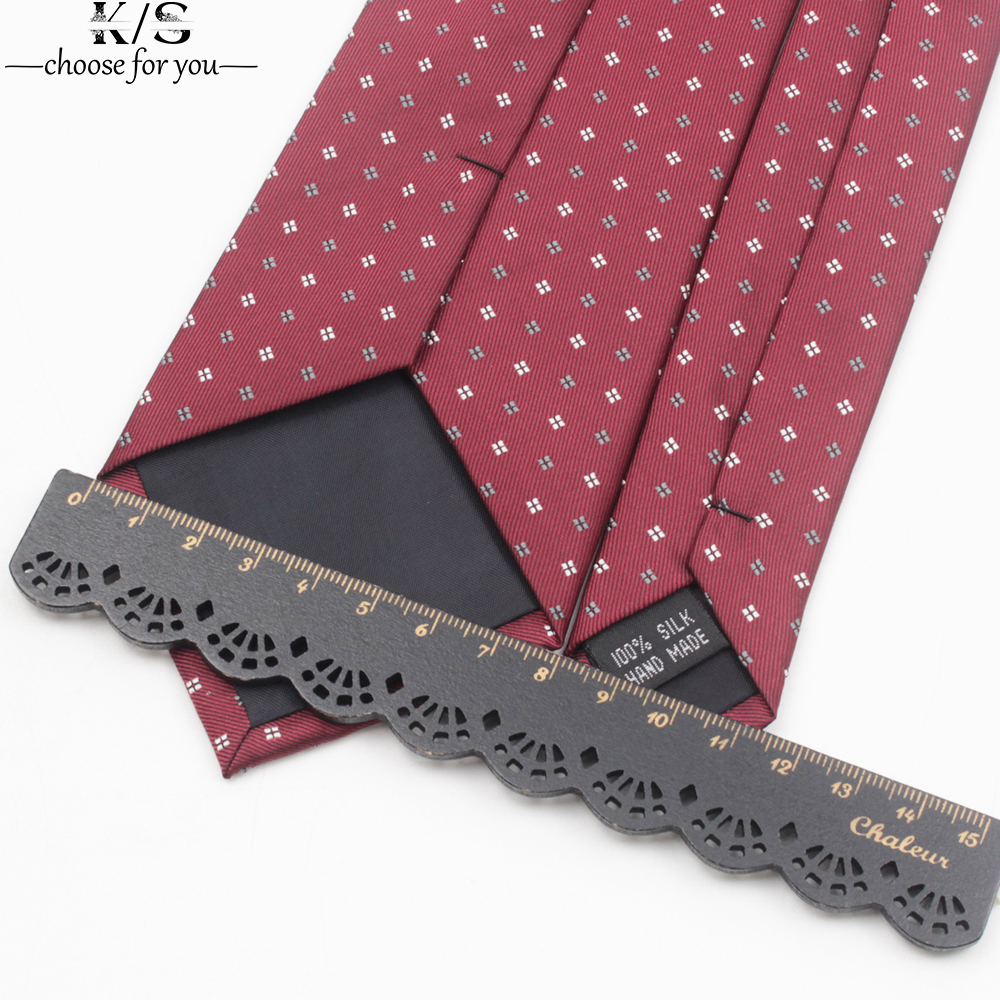 Men's Tie 8cm Stripe Dot Neckt - Men Formal Party Wear Shirt recension och pris