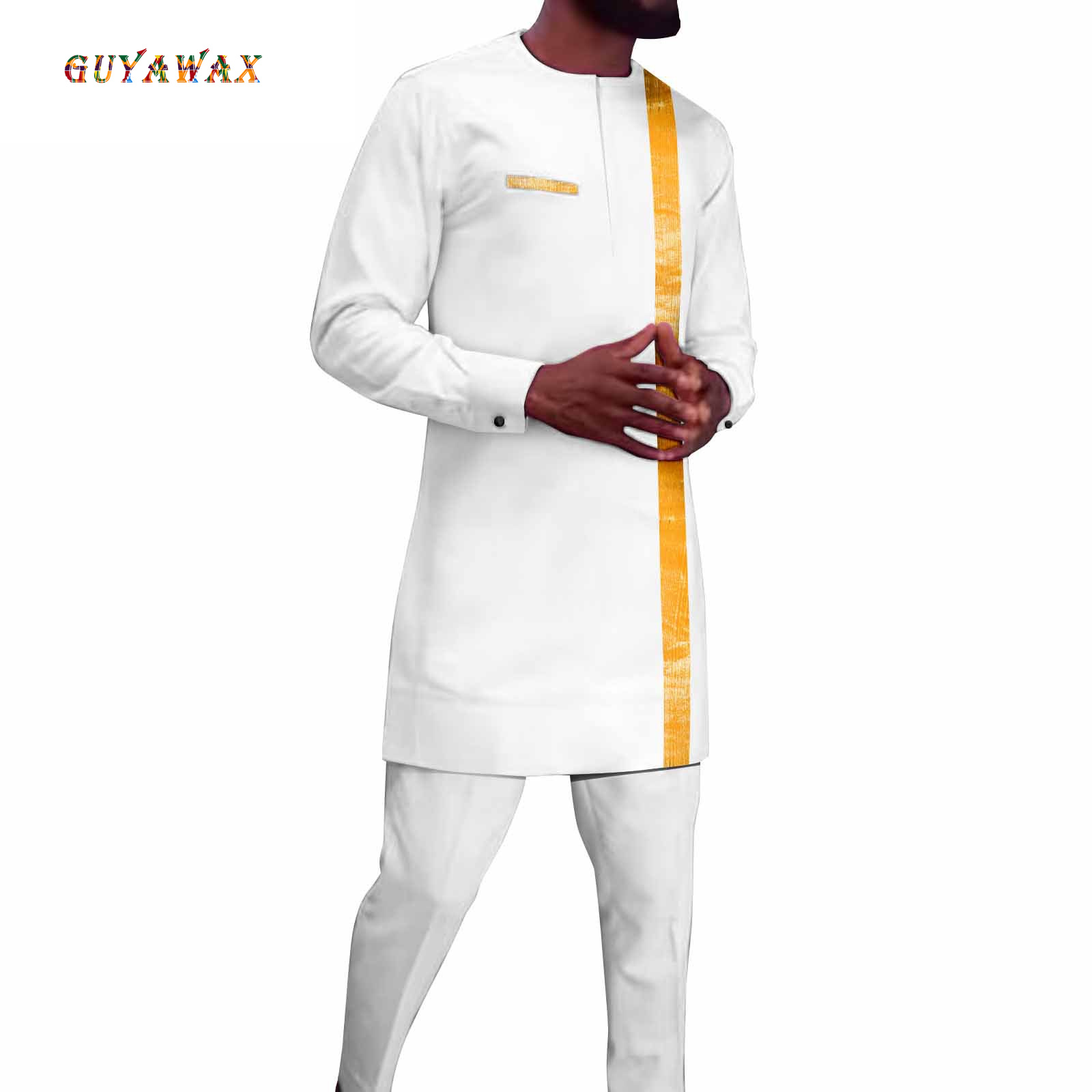 African Clothing for Men Embro - Men Formal Party Wear Shirt recension och pris