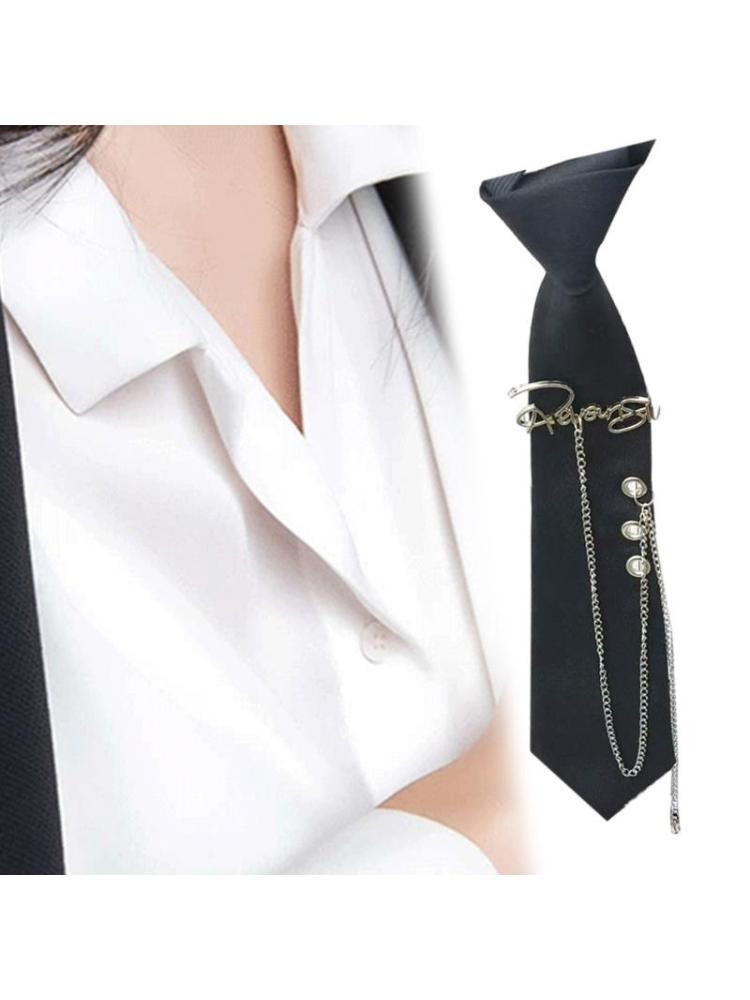 652F Punk Chain Necktie Knotfr - Men Formal Party Wear Shirt recension och pris