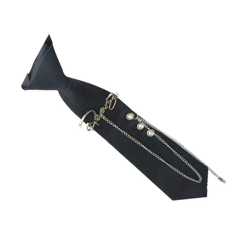 652F Punk Chain Necktie Knotfr - Men Formal Party Wear Shirt recension och pris