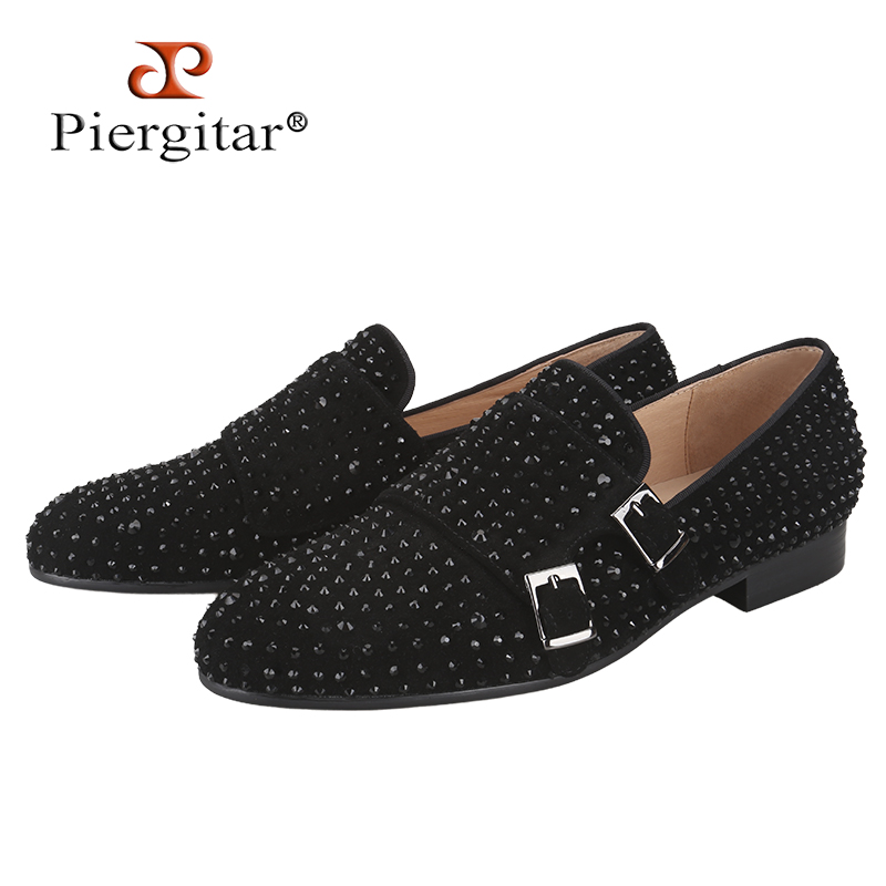 Piergitar New Black Suede Men  - Men'S Formal Party Wear Shoes recension och pris