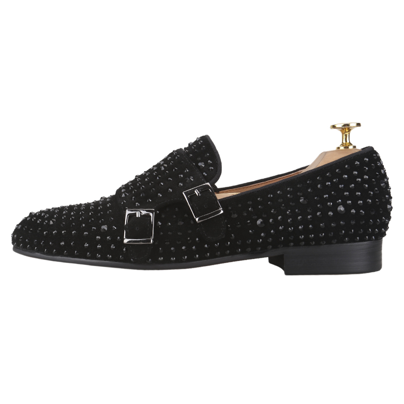 Piergitar New Black Suede Men  - Men'S Formal Party Wear Shoes recension och pris