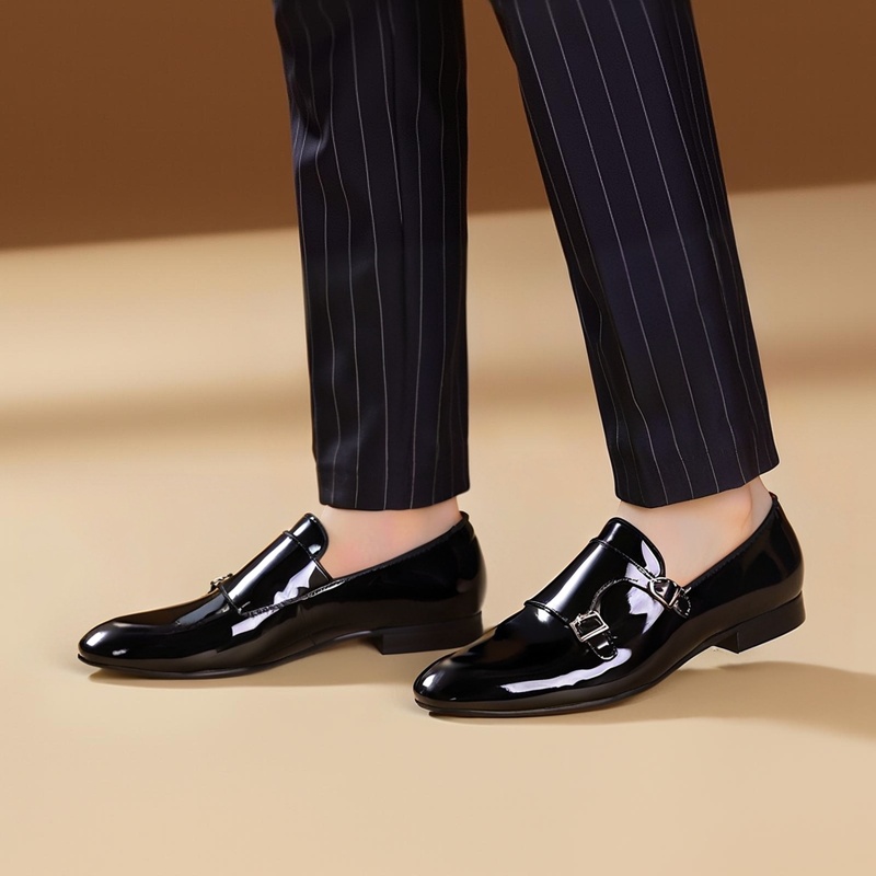 Piergitar New Black Color Pate - Men'S Formal Party Wear Shoes recension och pris