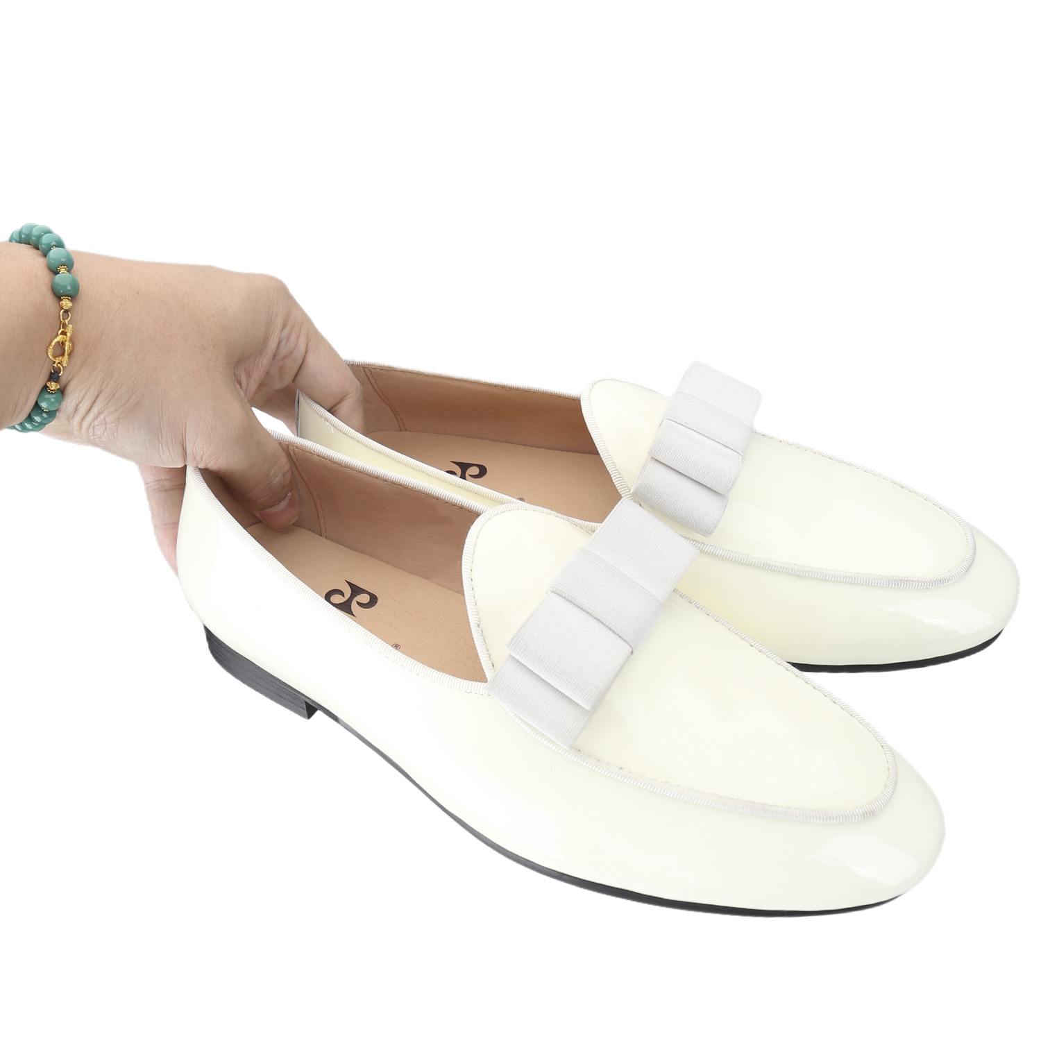 Piergitar White Patent Leather - Men'S Formal Wear Bow Ties recension och pris