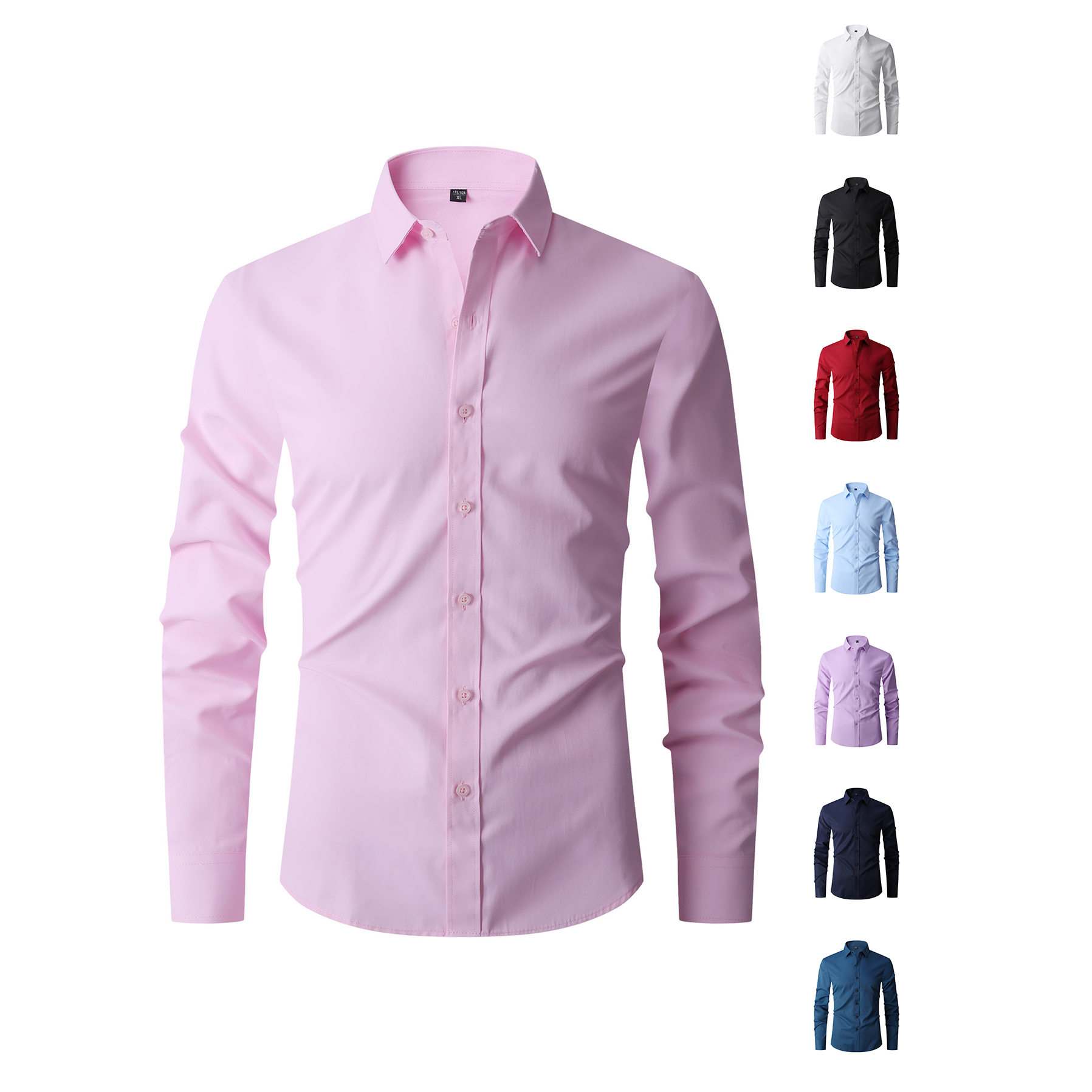 Good Quality Summer Cotton Men - Men Formal Party Wear Shirt recension och pris