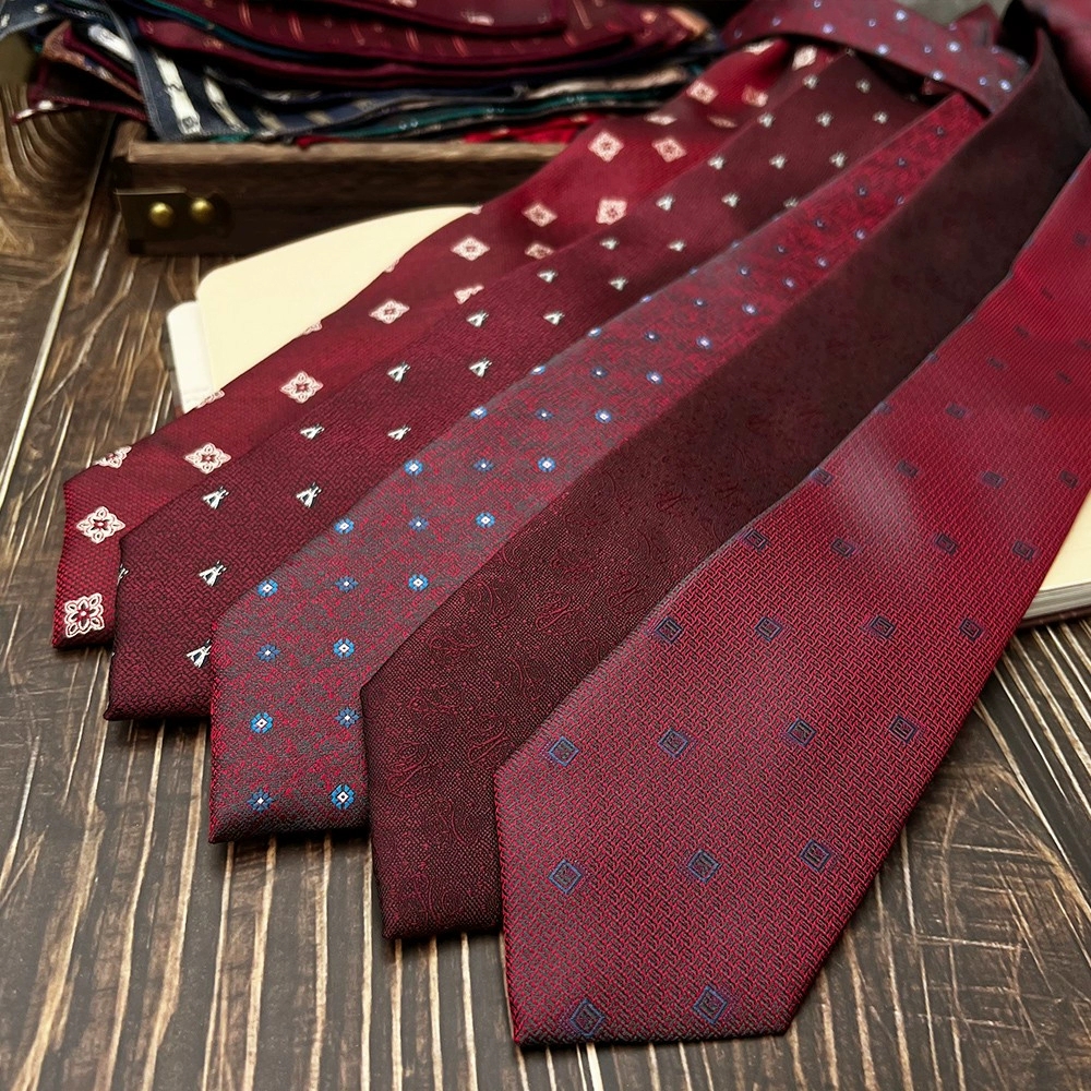 New Trendy Navy Brown Neckties - Men Formal Party Wear Shirt recension och pris