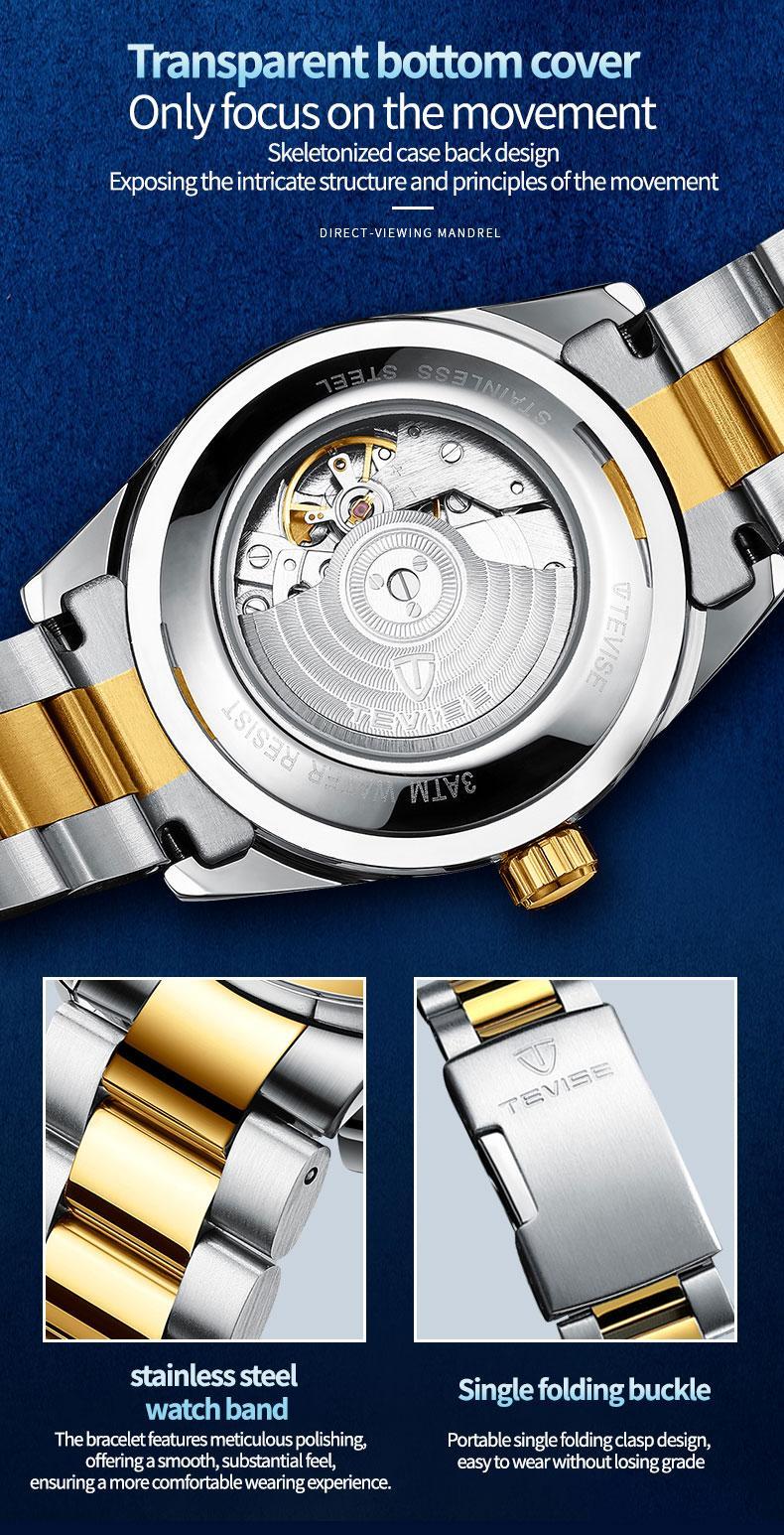 TEVISE men's watch - a busines - Men'S Formal Wear Watches recension och pris