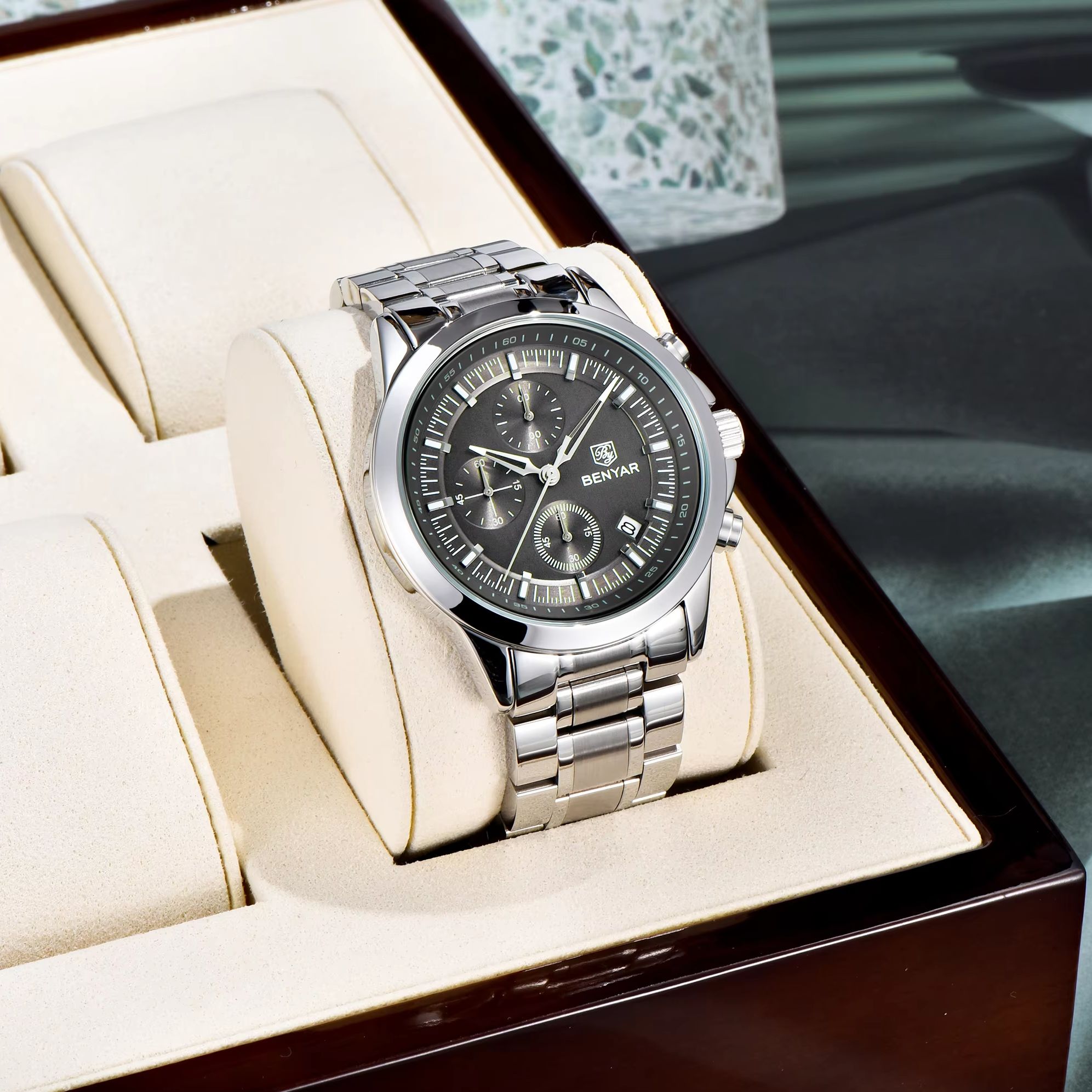 BENYAR Luxury Restrained Men Q - Men'S Formal Wear Watches recension och pris