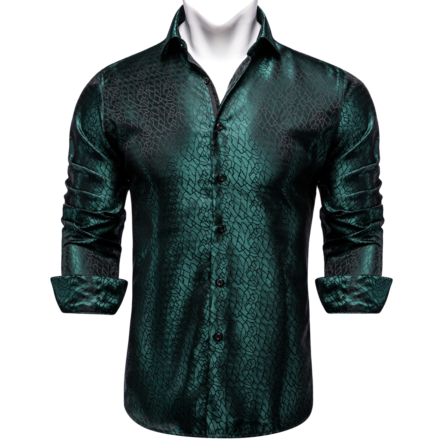 Fashion Green Shirts For Men C - Men Formal Party Wear Shirt recension och pris