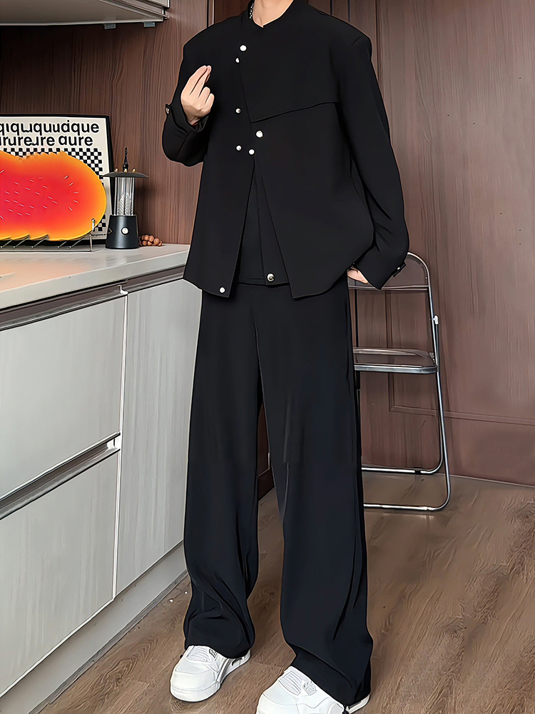 Black Short Suit Jacket for Me - Men Formal Wear All Black recension och pris