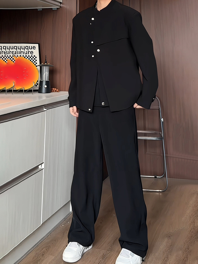 Black Short Suit Jacket for Me - Men Formal Wear All Black recension och pris