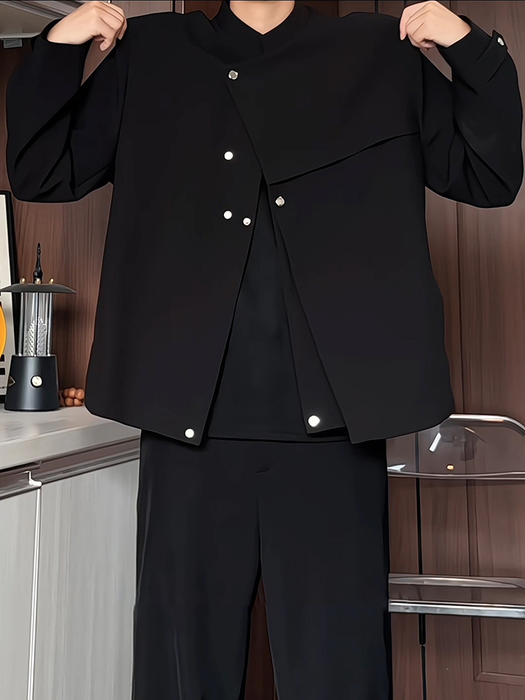 Black Short Suit Jacket for Me - Men Formal Wear All Black recension och pris