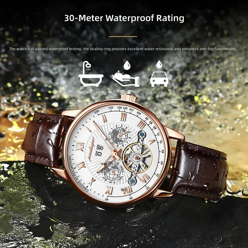 Luxury automatic mechanical wa - Men'S Formal Wear Watches recension och pris