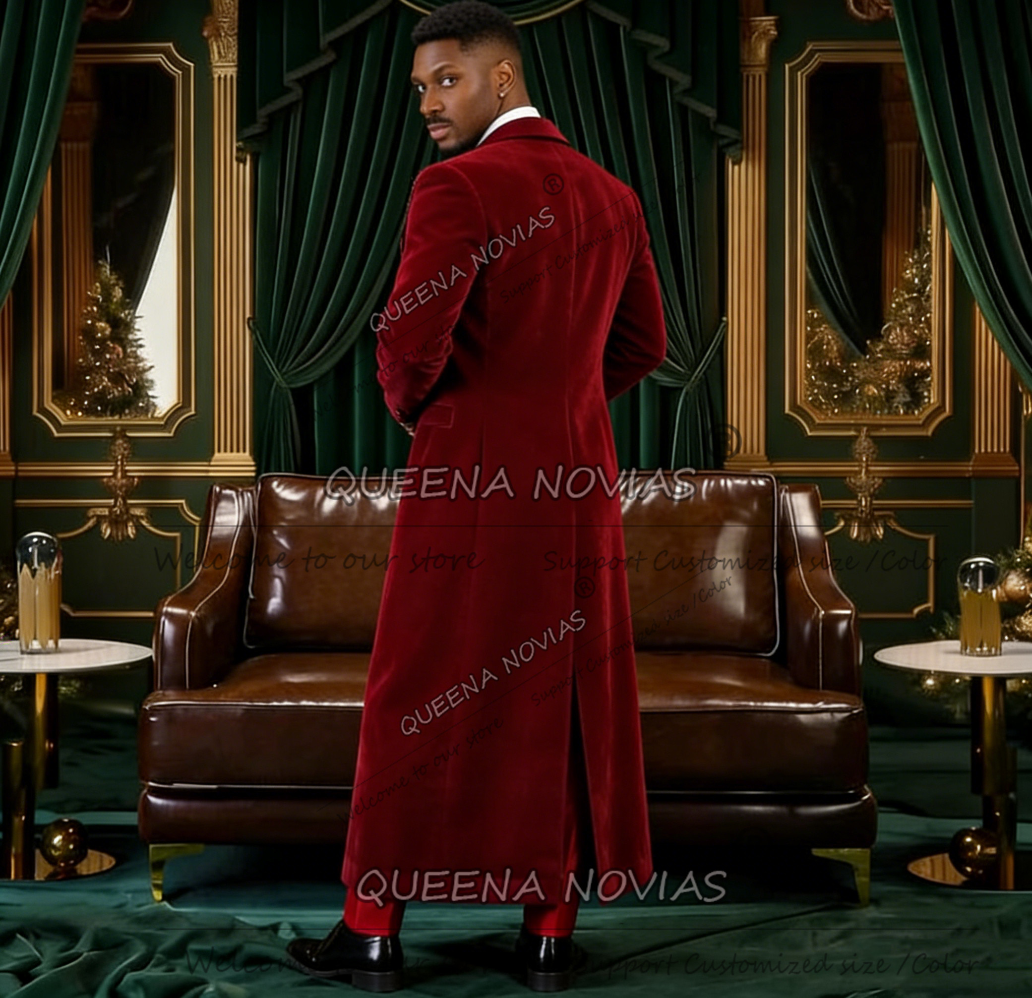 Unique Design Men Suit Long Cu - Unique Men'S Formal Wear recension och pris