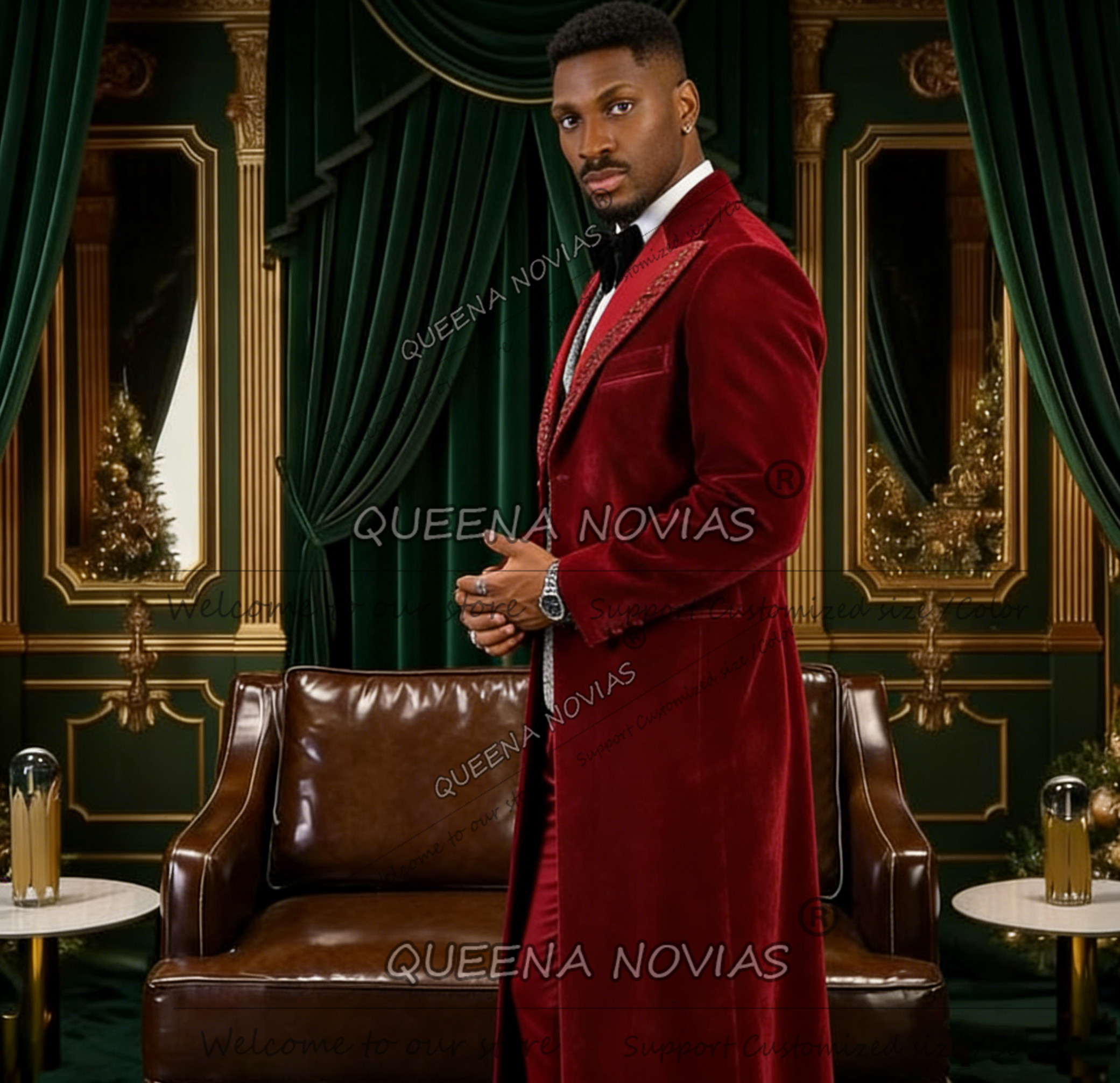 Unique Design Men Suit Long Cu - Unique Men'S Formal Wear recension och pris