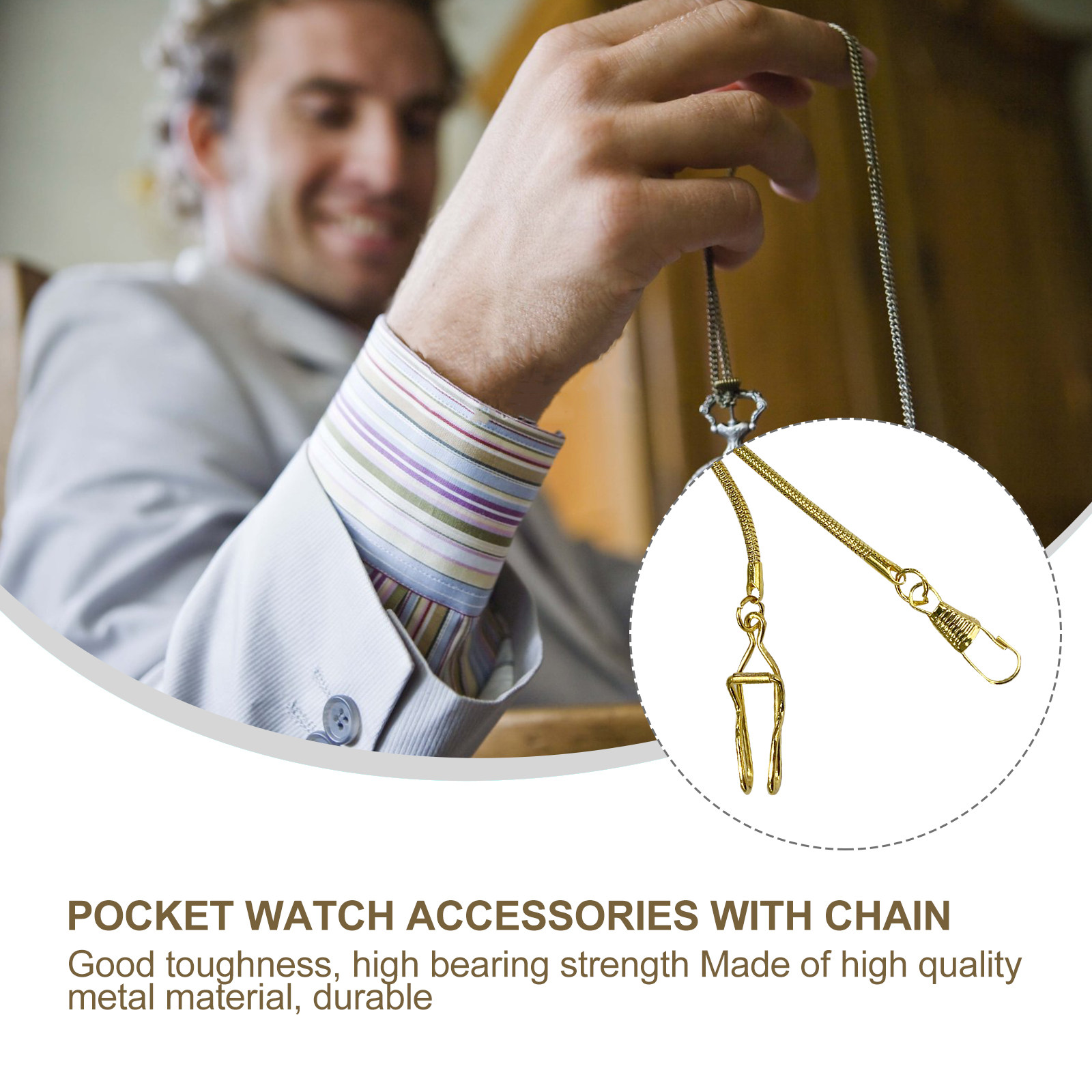 1Pcs 37Cm Vintage Pocket Watch - Men'S Formal Wear Watches recension och pris