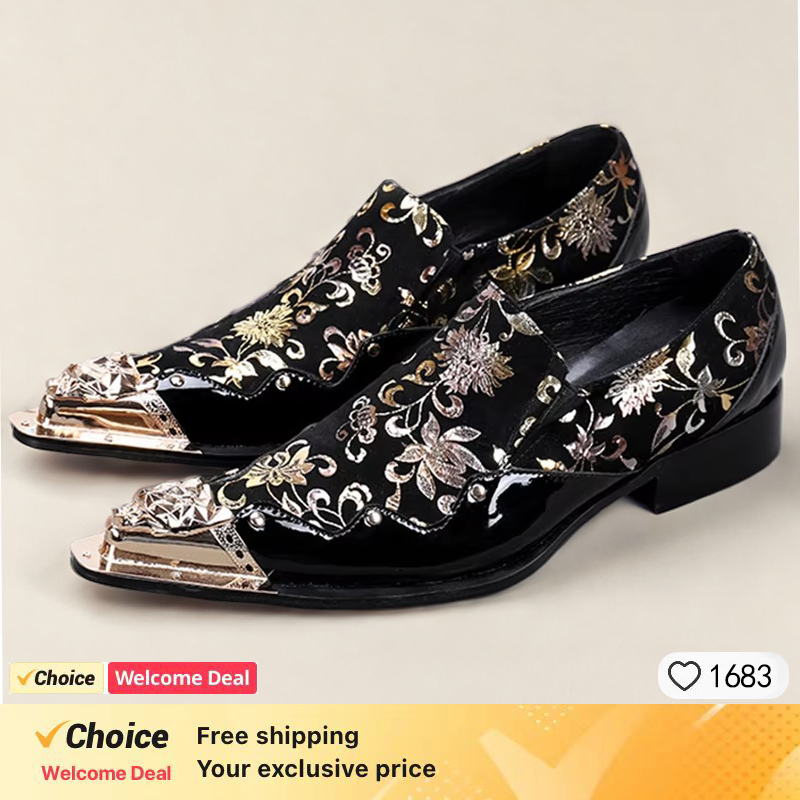Spring and Autumn Crocodile Li - Men'S Formal Party Wear Shoes recension och pris